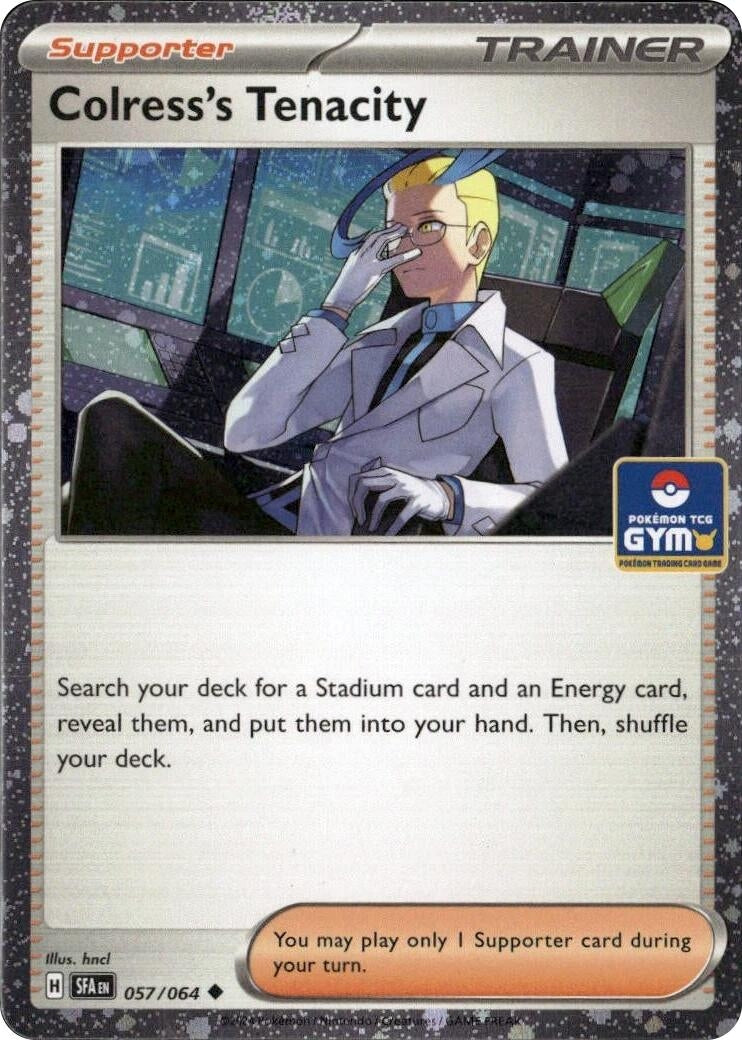 Image for Colress's Tenacity (Gym Stamp Asia Exclusive) (057/064) (Miscellaneous Cards & Products) (MCAP) - Pokemon