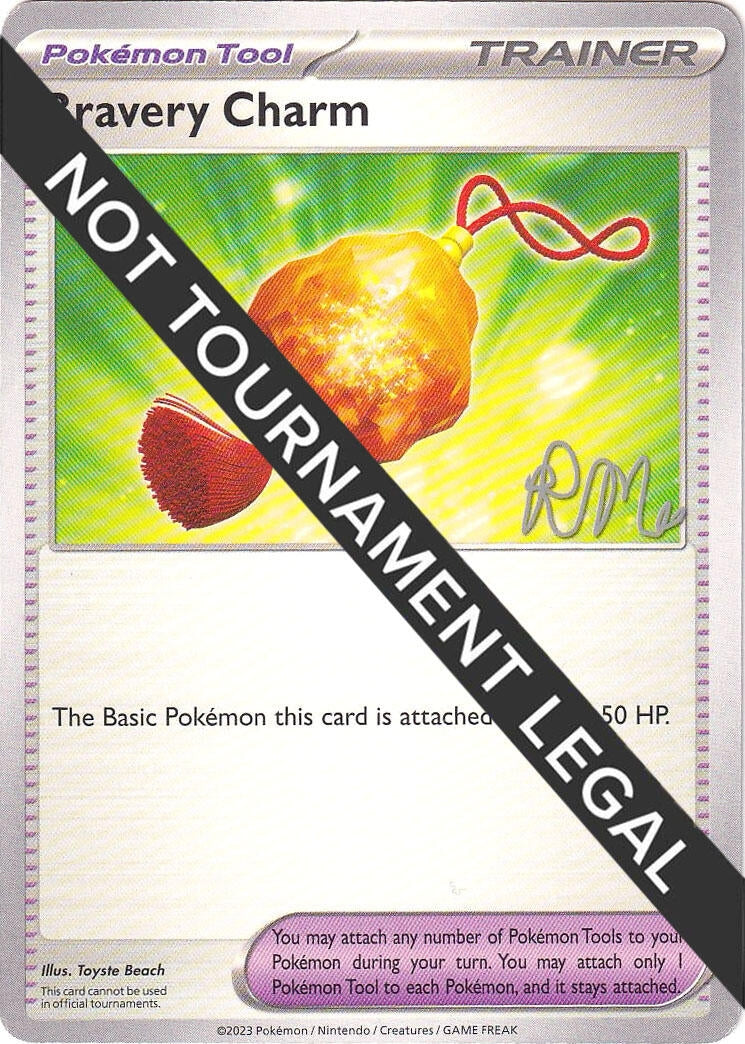 Image for Bravery Charm - 2025 (Riley McKay) (World Championship Decks) (WCD) - Pokemon