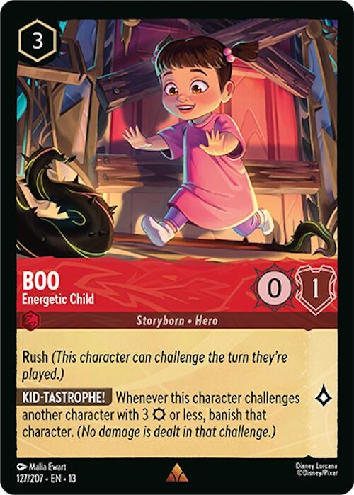 Image for Boo - Energetic Child (127/207) (Attack of the Vine!) (13) - Disney Lorcana