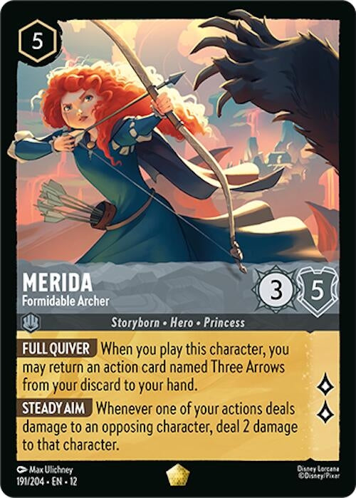 Image for Merida - Formidable Archer (191/204) (Wilds Unknown) (12) - Disney Lorcana