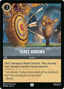 Image for Three Arrows (197/204) (Wilds Unknown) (12) - Disney Lorcana