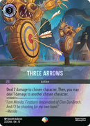 Image for Three Arrows (Epic) (222/204) (Wilds Unknown) (12) - Disney Lorcana