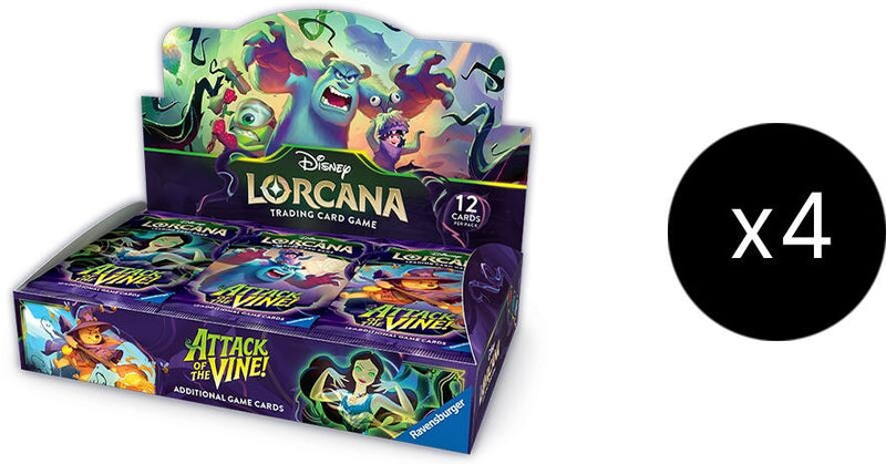 Image for Disney Lorcana: Attack of the Vine! Booster Box Case - Disney Lorcana