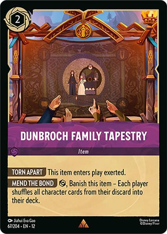 Image for DunBroch Family Tapestry (67/204) (Wilds Unknown) (12) - Disney Lorcana