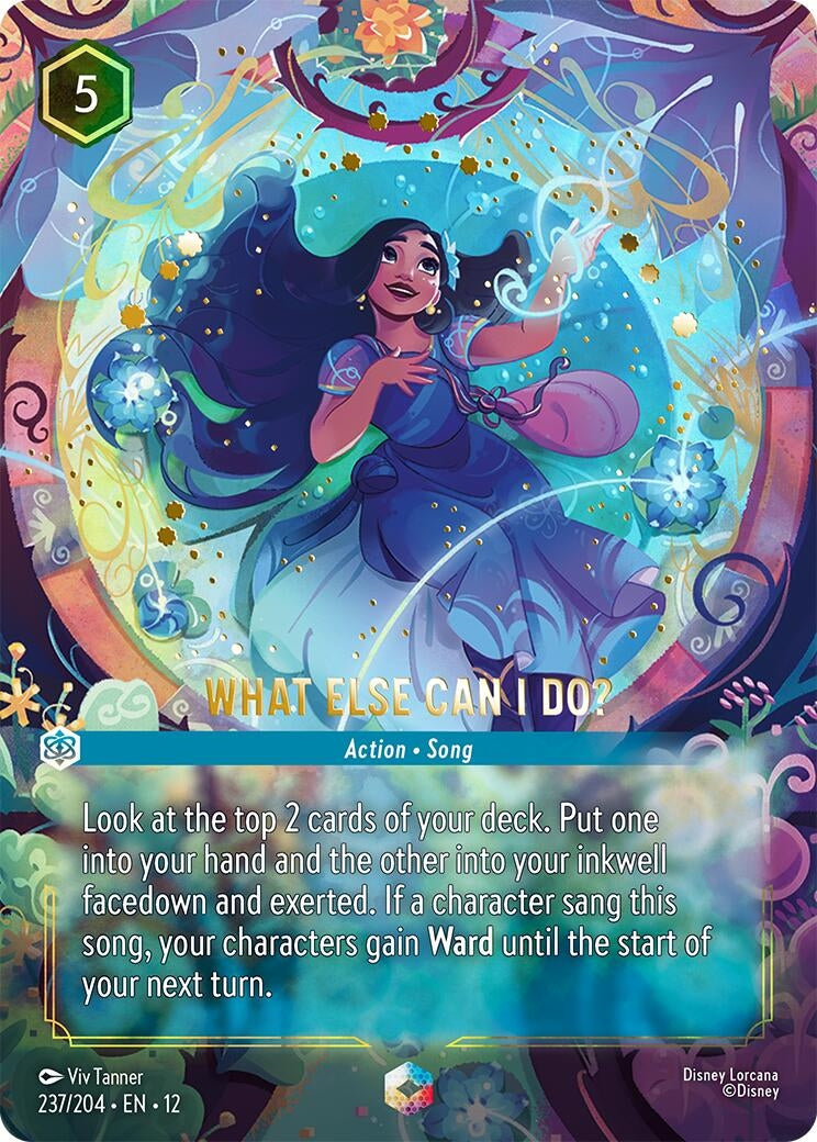 Image for What Else Can I Do? (Enchanted) (237/204) (Wilds Unknown) (12) - Disney Lorcana