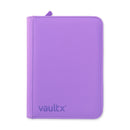 Image for Vault X Zip Binder Exo-Tec - Just Purple 4 Pocket - Storage Albums