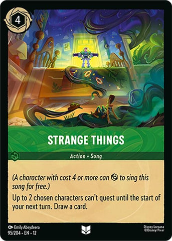Image for Strange Things (95/204) (Wilds Unknown) (12) - Disney Lorcana