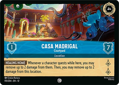 Image for Casa Madrigal - Courtyard (170/204) (Wilds Unknown) (12) - Disney Lorcana