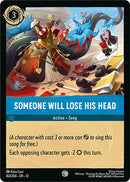 Image for Someone Will Lose His Head (162/204) (Wilds Unknown) (12) - Disney Lorcana