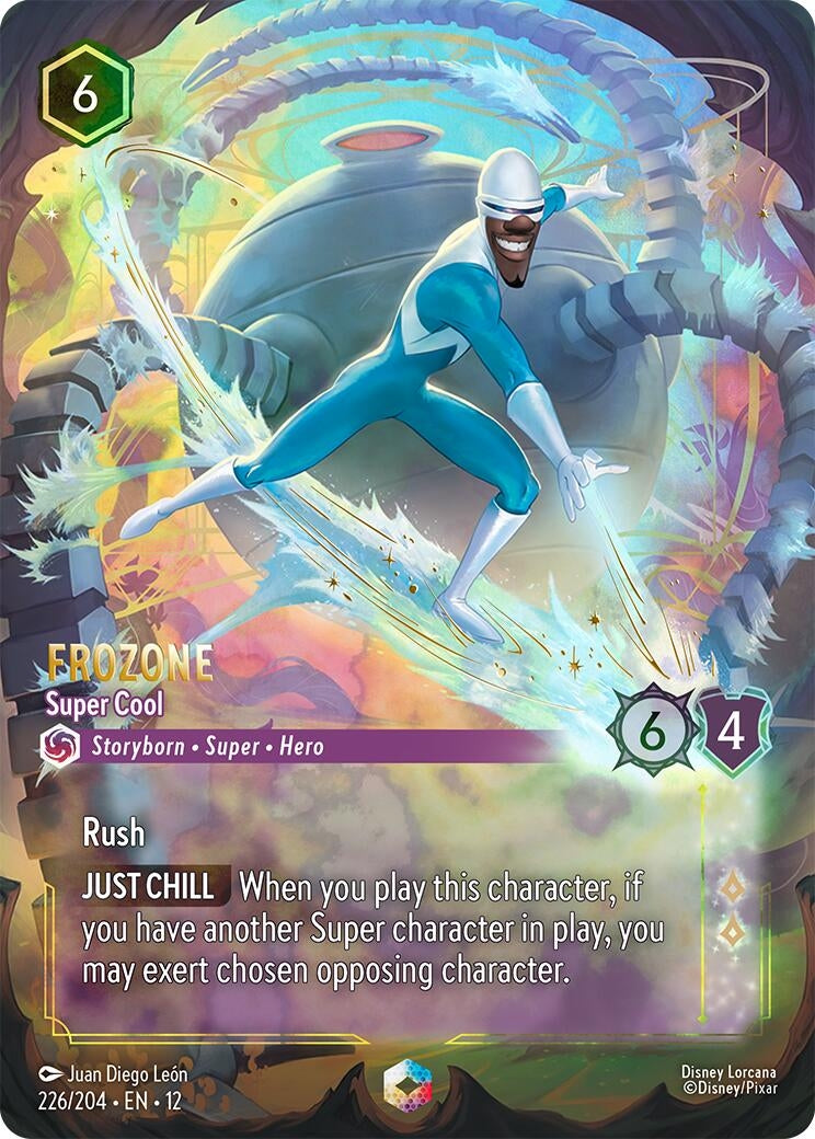 Image for Frozone - Super Cool (Enchanted) (226/204) (Wilds Unknown) (12) - Disney Lorcana