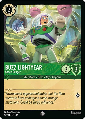 Image for Buzz Lightyear - Space Ranger (76/204) (Wilds Unknown) (12) - Disney Lorcana