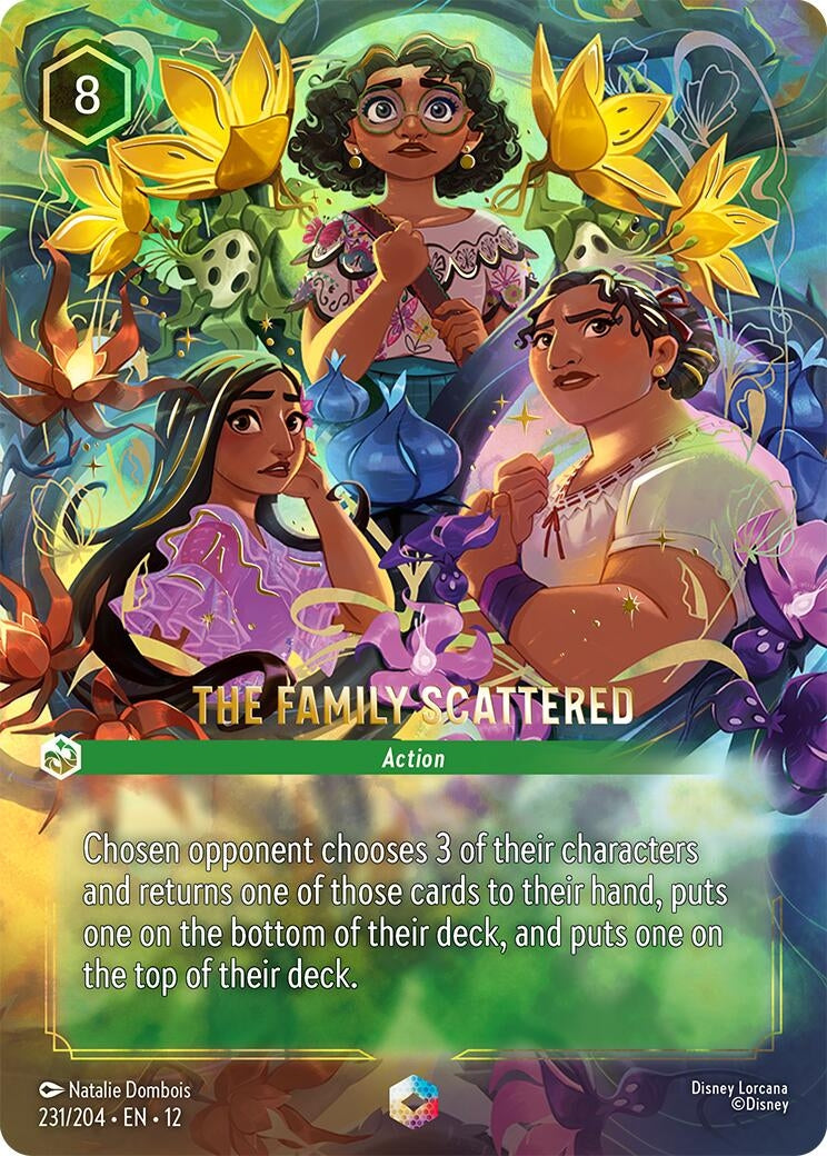 Image for The Family Scattered (Enchanted) (231/204) (Wilds Unknown) (12) - Disney Lorcana