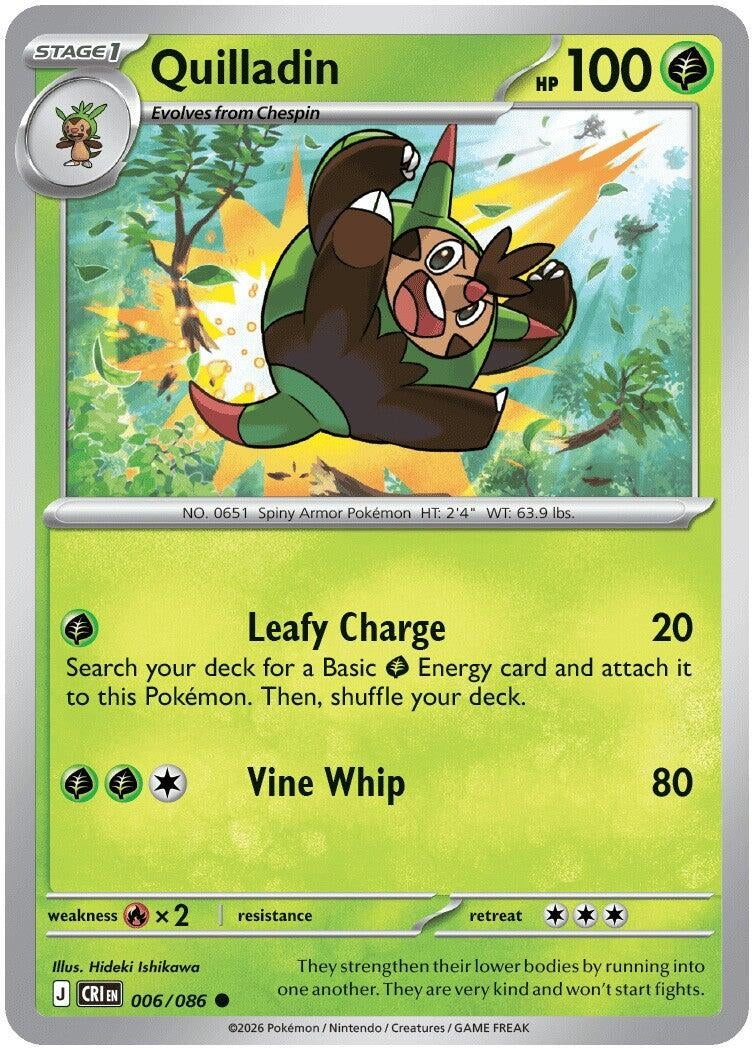 Image for Quilladin (006/086) (ME04: Chaos Rising) - Pokemon
