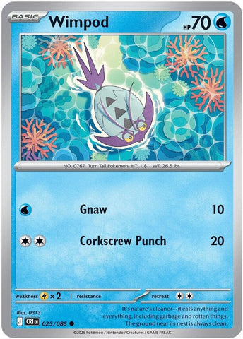 Image for Wimpod (025/086) (ME04: Chaos Rising) - Pokemon