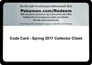 Image for Code Card - Spring 2017 Collector Chest (SM Base Set) (SM01) - Pokemon