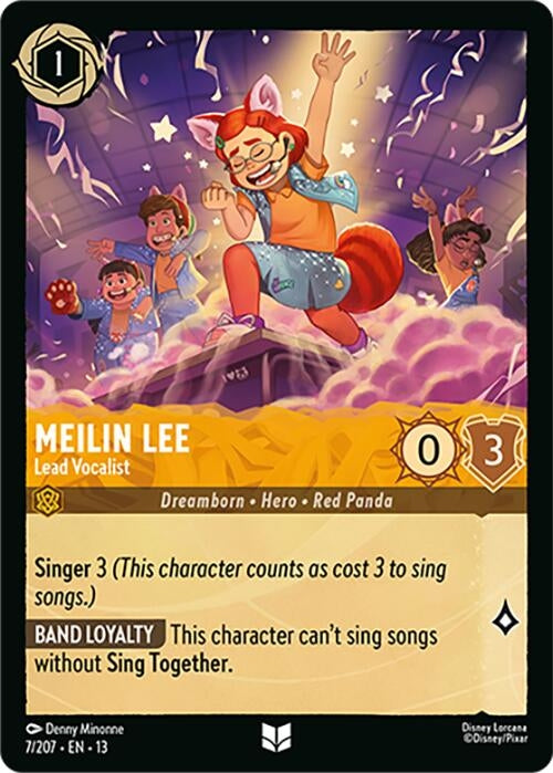 Image for Meilin Lee - Lead Vocalist (7/207) (Attack of the Vine!) (13) - Disney Lorcana