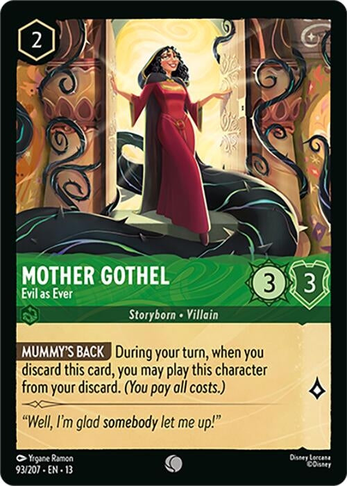 Image for Mother Gothel - Evil as Ever (93/207) (Attack of the Vine!) (13) - Disney Lorcana