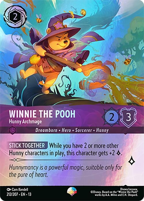 Image for Winnie the Pooh - Hunny Archmage (Epic) (212/207) (Attack of the Vine!) (13) - Disney Lorcana