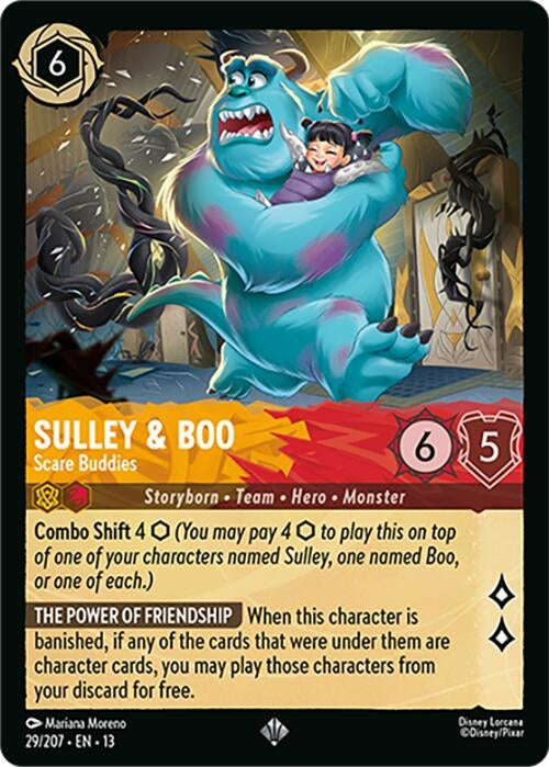 Image for Sulley & Boo - Scare Buddies (29/207) (Attack of the Vine!) (13) - Disney Lorcana