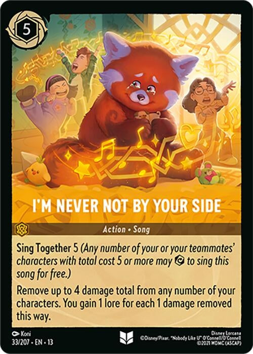 Image for I'm Never Not by Your Side (33/207) (Attack of the Vine!) (13) - Disney Lorcana