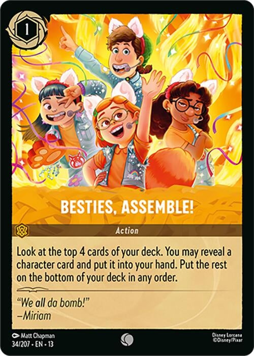 Image for Besties, Assemble! (34/207) (Attack of the Vine!) (13) - Disney Lorcana
