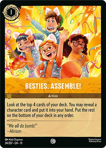 Image for Besties, Assemble! (34/207) (Attack of the Vine!) (13) - Disney Lorcana