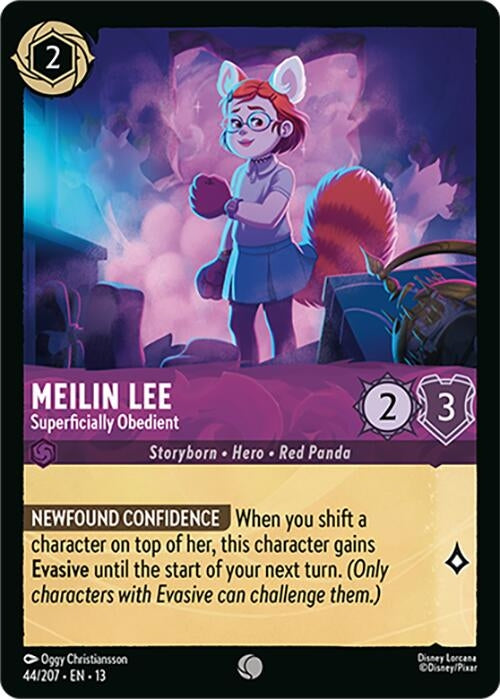Image for Meilin Lee - Superficially Obedient (44/207) (Attack of the Vine!) (13) - Disney Lorcana