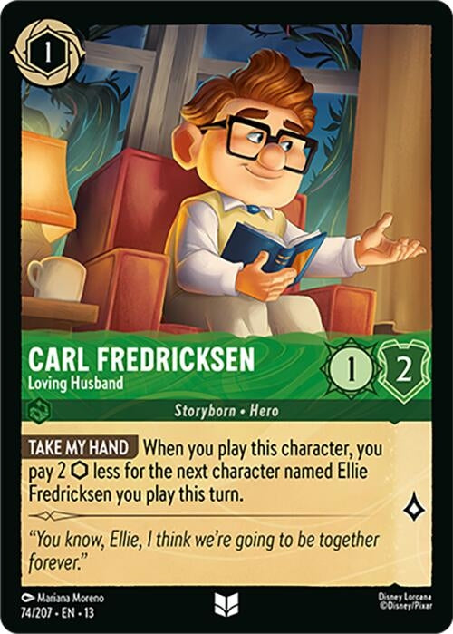 Image for Carl Fredricksen - Loving Husband (74/207) (Attack of the Vine!) (13) - Disney Lorcana