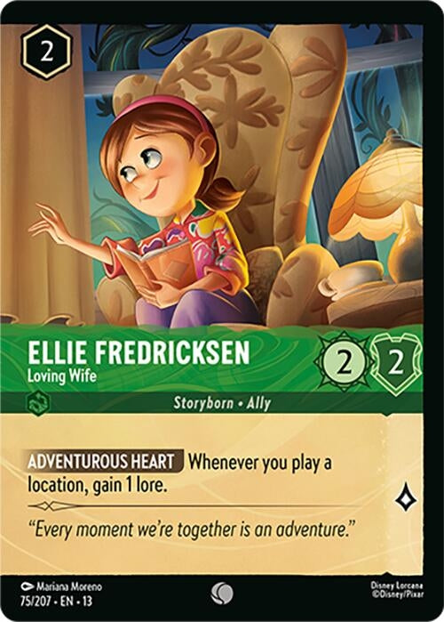 Image for Ellie Fredricksen - Loving Wife (Foil) (75/207) (Attack of the Vine!) (13) - Disney Lorcana