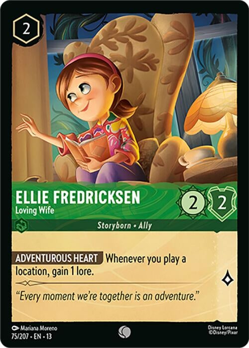 Image for Ellie Fredricksen - Loving Wife (75/207) (Attack of the Vine!) (13) - Disney Lorcana