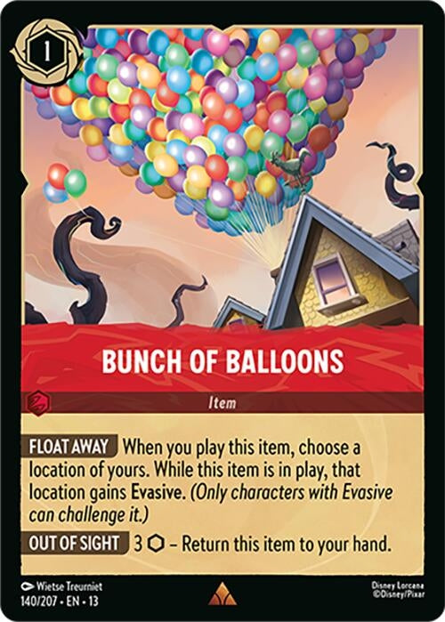 Image for Bunch of Balloons (140/207) (Attack of the Vine!) (13) - Disney Lorcana