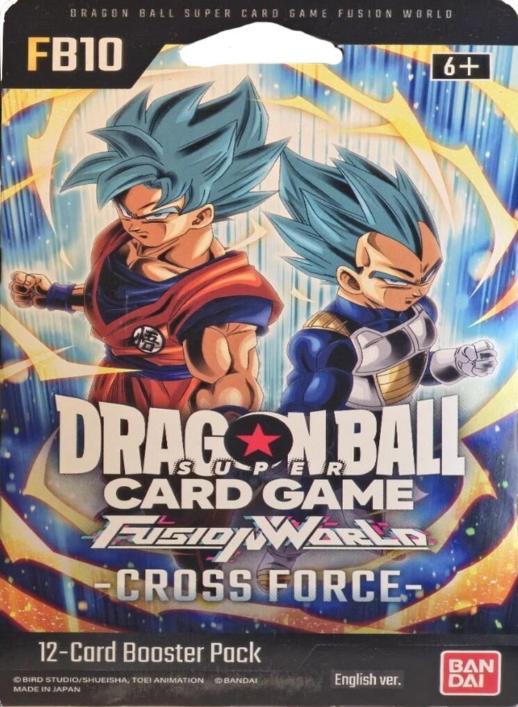 Image for Cross Force Sleeved Booster Pack [Son Goku and Vegeta] - Dragon Ball Super: Fusion World