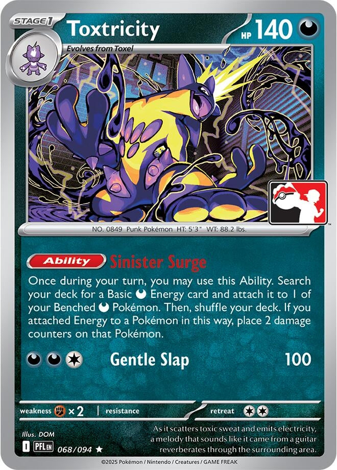 Image for Toxtricity (068/094) (Prize Pack Series Cards) - Pokemon