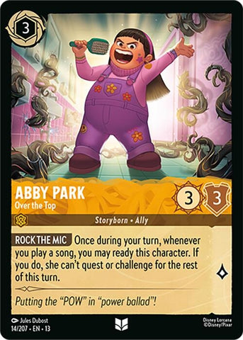 Image for Abby Park - Over the Top (14/207) (Attack of the Vine!) (13) - Disney Lorcana