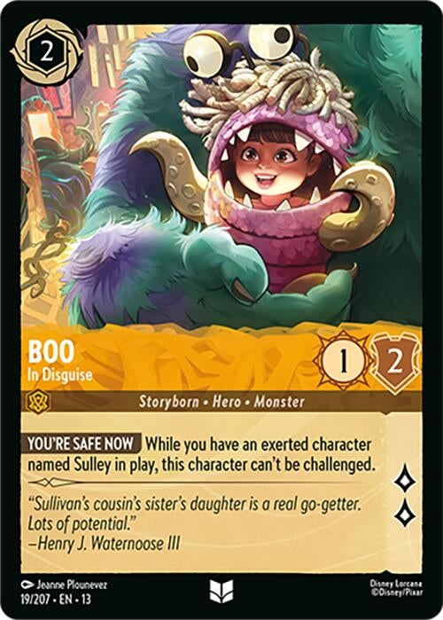 Image for Boo - In Disguise (19/207) (Attack of the Vine!) (13) - Disney Lorcana