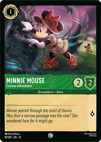 Image for Minnie Mouse - Curious Adventurer (87/207) (Attack of the Vine!) (13) - Disney Lorcana