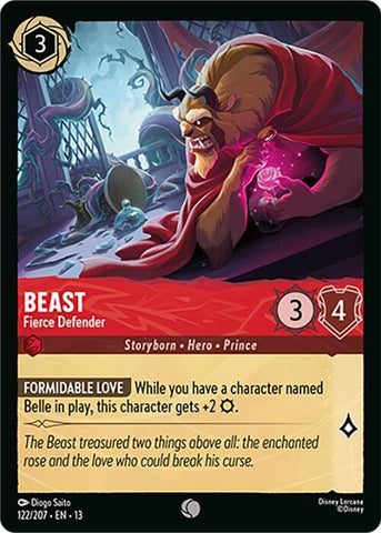 Image for Beast - Fierce Defender (122/207) (Attack of the Vine!) (13) - Disney Lorcana