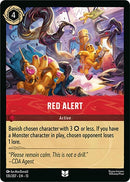Image for Red Alert (135/207) (Attack of the Vine!) (13) - Disney Lorcana