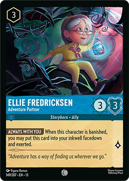 Image for Ellie Fredricksen - Adventure Partner (149/207) (Attack of the Vine!) (13) - Disney Lorcana
