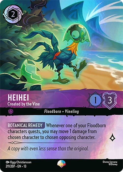 Image for Heihei - Created by the Vine (Epic) (211/207) (Attack of the Vine!) (13) - Disney Lorcana