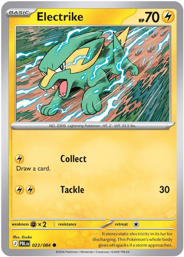 Image for Electrike (023/084) (ME05: Pitch Black) (PBL) - Pokemon
