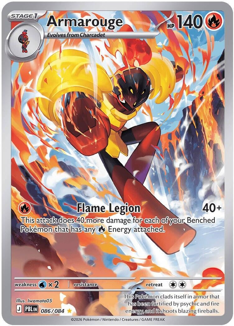 Armarouge (086/084) (ME05: Pitch Black) Pokemon