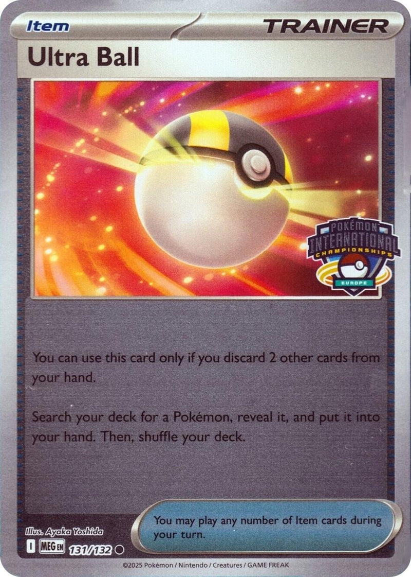 Image for Ultra Ball - 131/132 (Europe International Championship) (131/132) (League & Championship Cards) (PR) - Pokemon