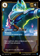 Image for Nasus, Guardian of Knowledge (Alternate Art) (063a/166) (Vendetta) (VEN) - Riftbound: League of Legends Trading Card Game