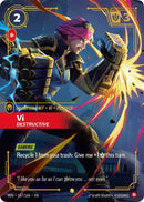 Image for Vi, Destructive (Overnumbered) (167/166) (Vendetta) (VEN) - Riftbound: League of Legends Trading Card Game