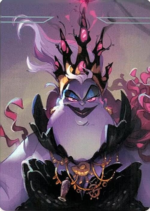 Image for Ursula - Sea Witch Queen Puzzle Insert (Top Middle) - Disney Lorcana