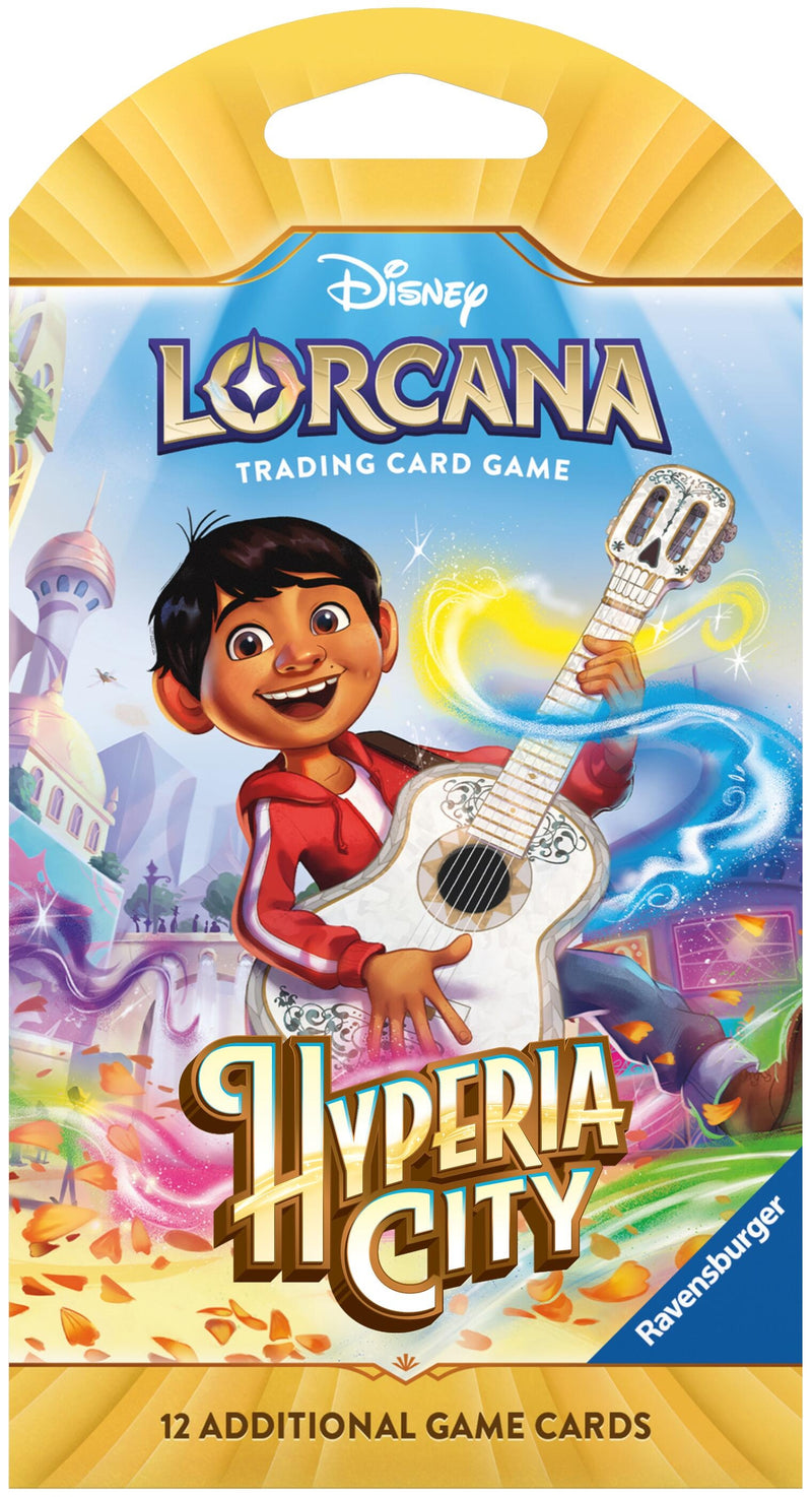 Image for Disney Lorcana: Hyperia City Sleeved Booster Pack - Disney Lorcana