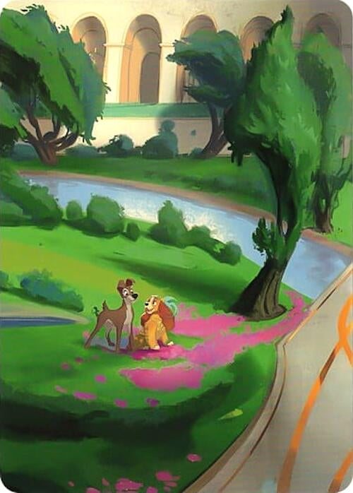 Image for Archazia's Island Puzzle Insert (Version 1 of 2) (Bottom Left) - Disney Lorcana