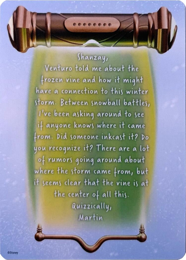 Image for Winterspell Lore Card (8 of 9) - Disney Lorcana