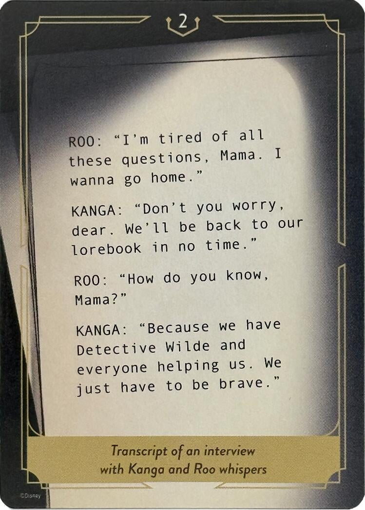 Image for Whispers in the Well Case File Cards (2 of 18) - Disney Lorcana
